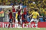 Silva - Luiz rực sáng, Brazil tiễn Colombia về nước