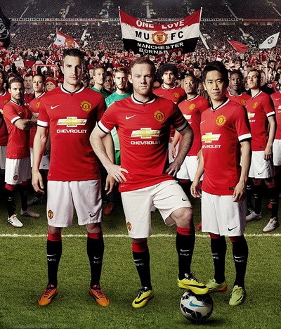 Mẫu áo đấu mùa 2014-2015 của Man United