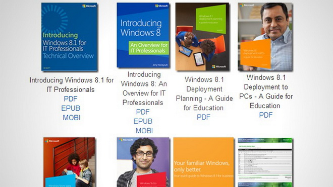 Một số tài liệu về WIndows 8.1 trong bộ sách điện tử vừa được Microsoft MSDN phát hành miễn phí.
