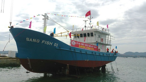 Steel-hulled fishing boat SANG FISH 01