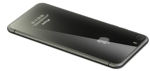Một mô hình iPhone 6 cho thấy máy có độ mỏng ấn tượng. 
