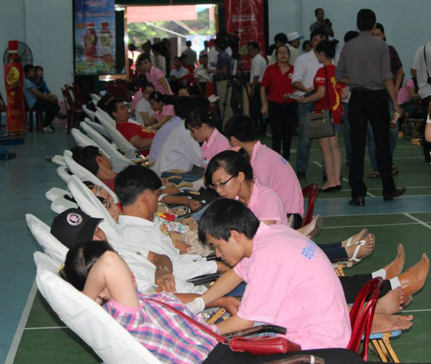 Đông đảo đoàn viên thanh niên Đà Nẵng tham gia hiến máu nhân đạo