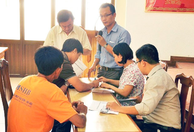 Quận Hải Châu chi trả tiền hỗ trợ cho những người cai nghiện thành công. 
