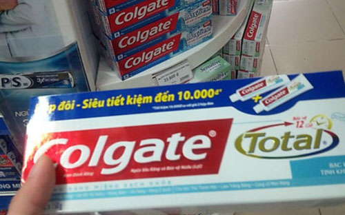 Kem đánh răng Colgate là nhãn hiệu khá quen thuộc với người tiêu dùng Việt