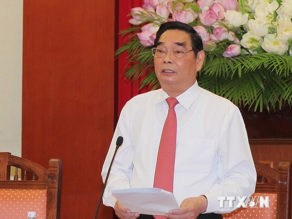 Ông Lê Hồng Anh, Ủy viên Bộ Chính trị, Thường trực Ban Bí thư, Đặc phái viên của Tổng Bí thư Nguyễn Phú Trọng