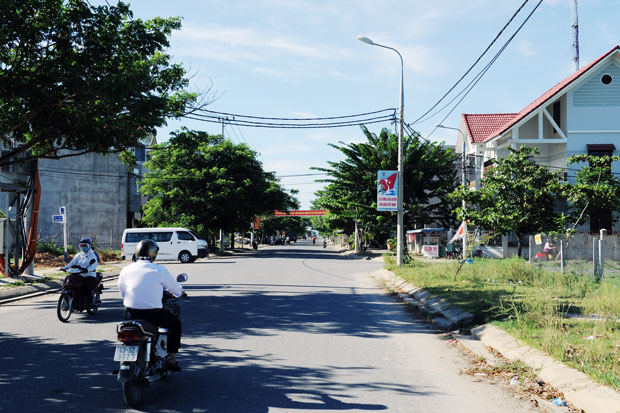 Một góc khu đô thị mới Cồn Dầu, phường Hòa Xuân, quận Cẩm Lệ hôm nay.
