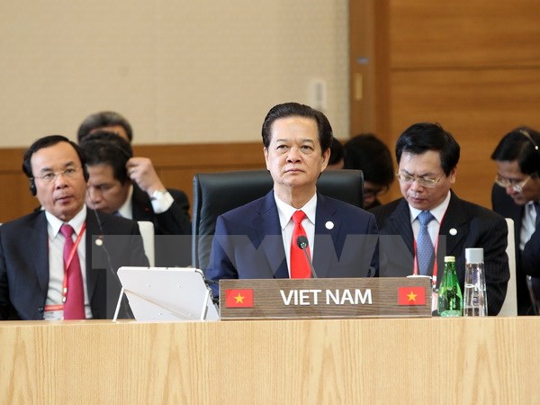 Thủ tướng Nguyễn Tấn Dũng tại hội nghị.