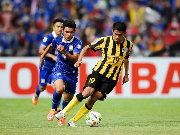 Thái Lan đã chạm một tay vào chức vô địch sau thắng lợi 2-0 ở trận lượt đi. (Ảnh: AFF Cup)