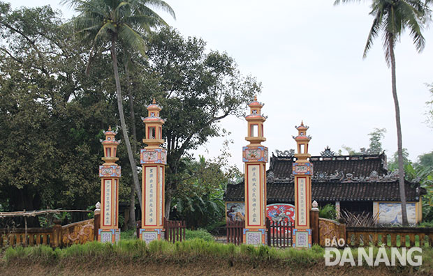 Đình Bồ Bản có niên đại lâu đời thứ hai tại thành phố Đà Nẵng, sau đình Phước Thuận (1844).