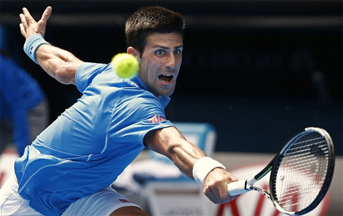 Djokovic là tay vợt cuối cùng trong Top 10 hạt giống thẳng tiến. Ảnh: Reuters.