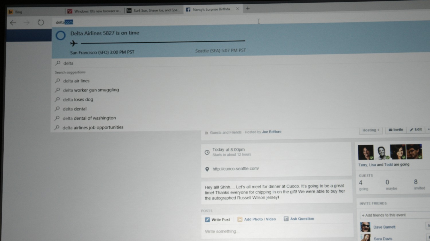 Trợ lý ảo Cortana cũng tham gia trả lời những gì mà Cortana cho rằng người dùng đang tìm kiếm trên web thông qua trình duyệt.