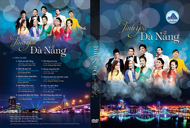 Bìa đĩa DVD “Tình yêu Đà Nẵng”