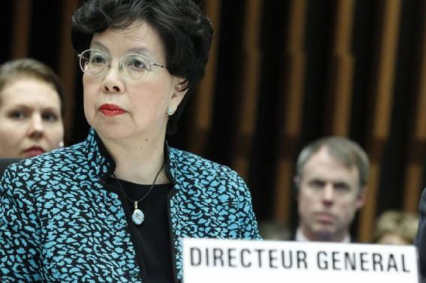 Tổng Giám đốc WHO, bà Margaret Chan 