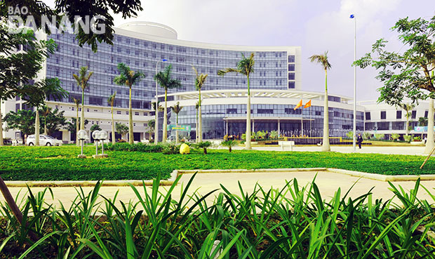 Một góc Bệnh viện Ung thư Đà Nẵng. Ảnh: VĂN NỞ