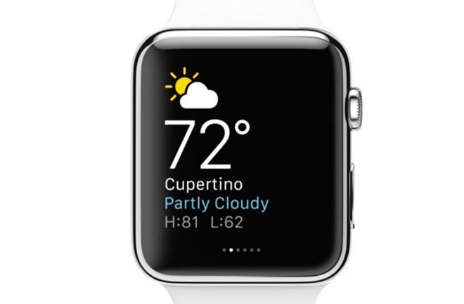 Apple Watch có thể hiển thị nhiều thông tin khác nhau tùy lựa chọn của người dùng, như thời tiết, lịch, và các ứng dụng nhỏ (widget) khác.