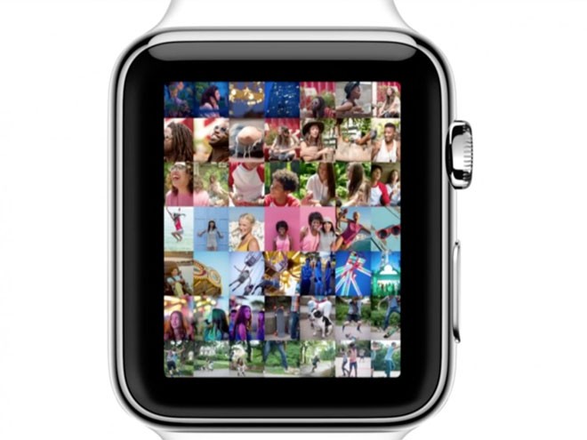 Người dùng có thể xem ảnh của mình trên Apple Watch.
