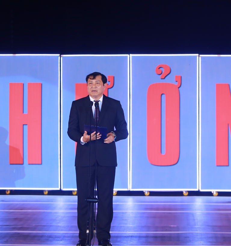 Chủ tịch UBND thành phố Huỳnh Đức Thơ phát biểu khai mạc DIFC 2015