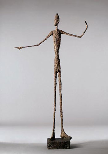  Tượng Pointing Man (1947) của Alberto Giacometti.