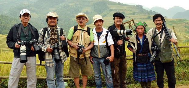 Kỷ niệm một chuyến đi thực tế sáng tác của CLB Nhiếp ảnh Sông Hàn Đà Nẵng. Ảnh: HÀ QUỐC TẤN