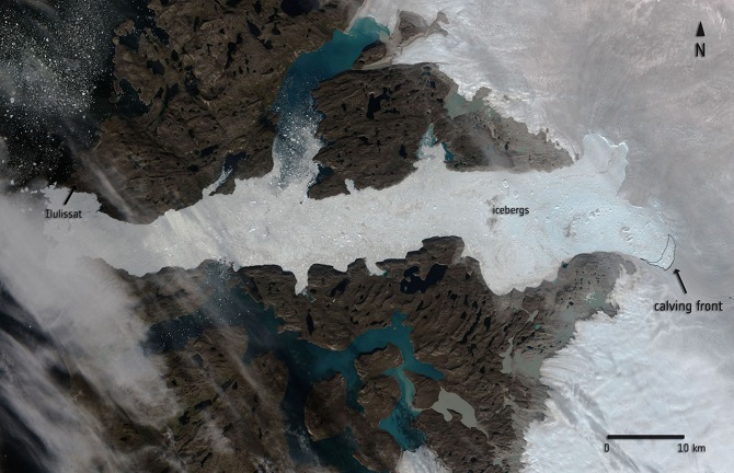 nh được chụp từ vệ tinh thời tiết Sentinel-1A của ESA.