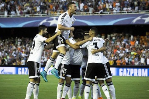Valencia - đại diện thứ 5 của La Liga góp mặt tại Champions League (Ảnh: Getty)