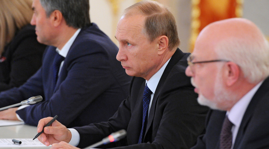 Tổng thống Nga, Vladimir Putin nói rằng, cuộc không kích trên lãnh thổ Syria được chính phủ nước này chấp thuận.  Ảnh: RIA Novosti