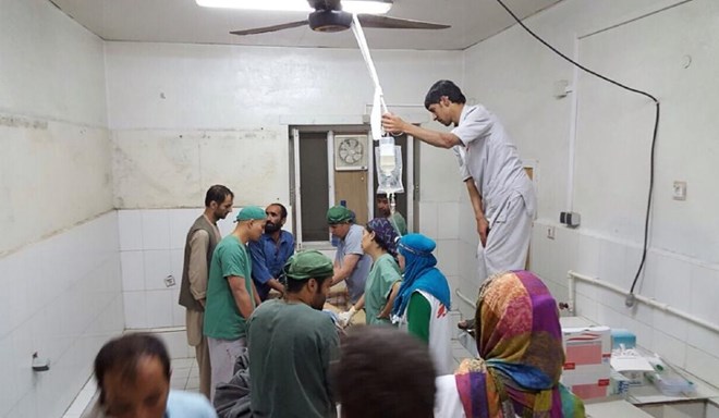 Nhiều nhân viên y tế của MSF ở Kunduz thiệt mạng trong cuộc không kích của Mỹ (Nguồn: Yahoo News)