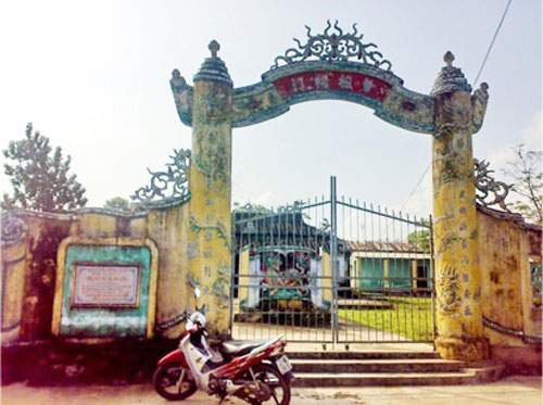 Nhà thờ tộc Nguyễn Trường tại Trà Kiệu.