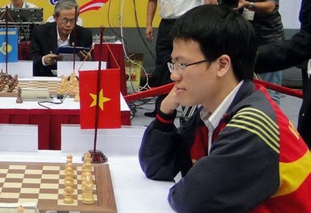 Chess player Le Quang Liem (Photo: VNA)