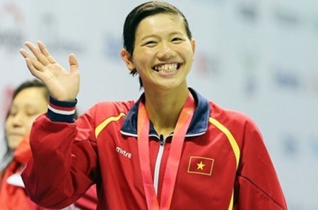 Swimmer Nguyen Thi Anh Vien (Source: Internet)