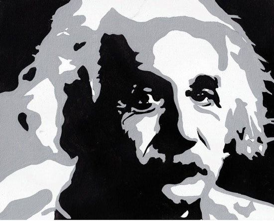 Albert Einstein - Tranh của  Jose Acosta