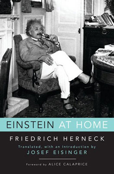 Bìa cuốn sách Einstein At Home.  
