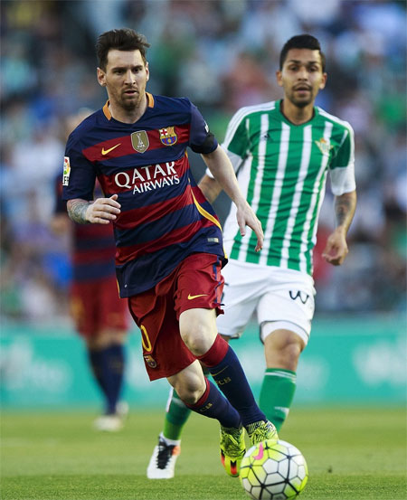 Messi đóng góp thầm lặng và hiệu quả vào chiến thắng của Barca.