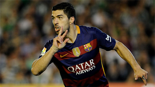 Suarez tiếp tục nổ súng tại La Liga. Ảnh: Reuters