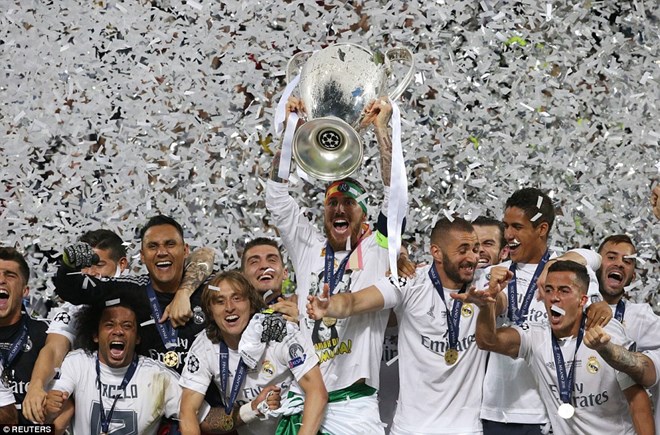 Real Madrid lần thứ 11 đăng quang Champions League.