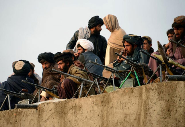 Các tay súng Taliban tại tỉnh Farah của Afghanistan.  Ảnh: AFP