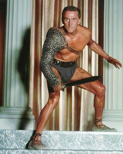 Douglas trong phim Spartacus-Thủ lĩnh nô lệ 1960.