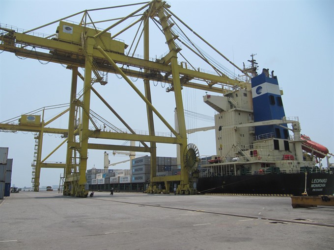 The Tien Sa Port in Da Nang uses equipment and technology from German partners. (Photo: Cong Thanh)