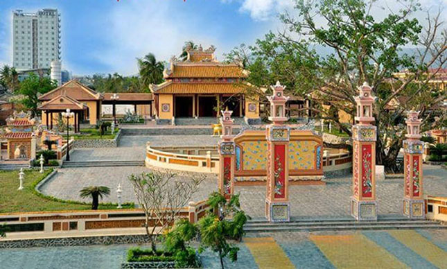 Đền thờ Thoại Ngọc Hầu (Nguyễn Văn Thoại) tại phường An Hải Tây, quận Sơn Trà. 		    (Ảnh tư liệu)