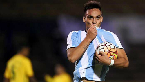 Lautaro Martinez hiện là chân sút chủ lực của U20 Argentina. Ảnh: Reuters