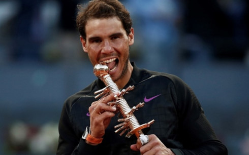 Nadal lần thứ 5 lên ngôi tại Madrid Open (Ảnh: Getty).