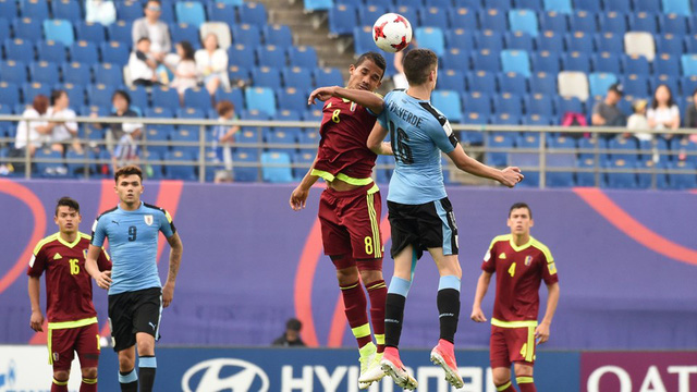 U20 Venezuela gỡ hòa 1-1 ở phút cuối cùng hiệp đấu chính thức