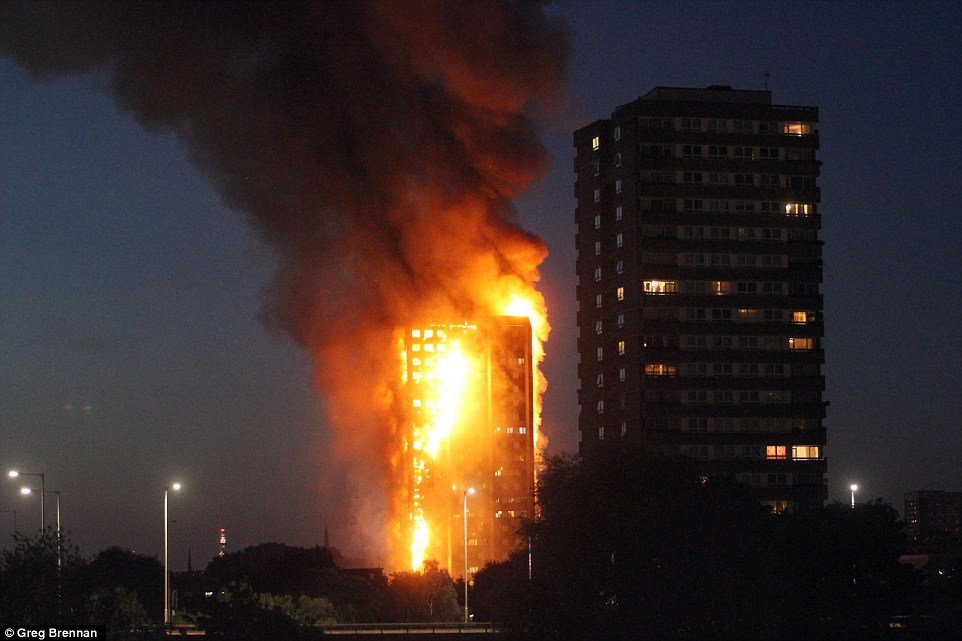 Sở cứu hỏa London thông báo trên Twitter rằng họ đã huy động 40 xe cứu hỏa và 200 lính cứu hỏa để dập lửa. 
