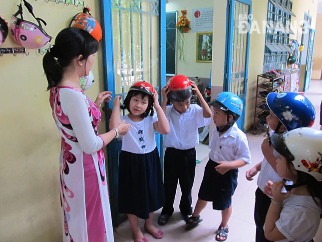 Năm học 2017-2018, lần đầu tiên quận Hải Châu đạt 100% học sinh học 2 buổi/ngày.
