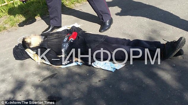 Gadzhiev bị bắn chết sau khi đâm dao khiến 8 người bị thương. (Ảnh: Siberian Times)