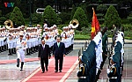 Lễ đón Thủ tướng Hungary và Phu nhân thăm chính thức Việt Nam