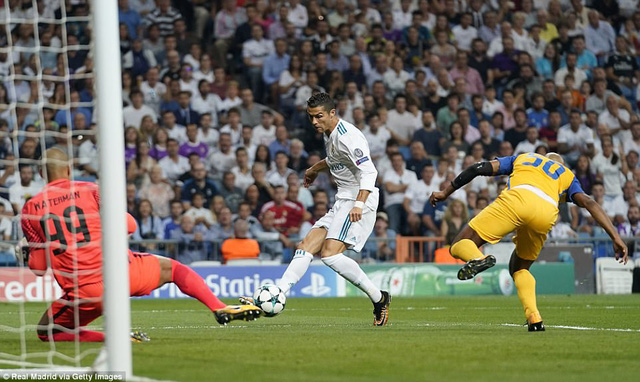 C.Ronaldo mở tỷ số cho Real Madrid