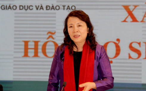 Thứ trưởng Bộ Giáo dục và Đào tạo Nguyễn Thị Nghĩa (Ảnh: Vietnamnet)