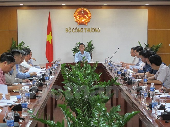 Bộ trưởng Trần Tuấn Anh họp xử lý các dự án không hiệu quả. (Ảnh: Đức Duy/Vietnam+)