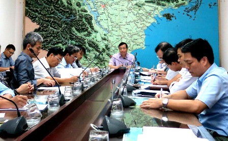Ban chỉ đạo Trung ương về phòng chống thiên tai họp bàn giải pháp ứng phó áp thấp nhiệt đới gần bờ. 